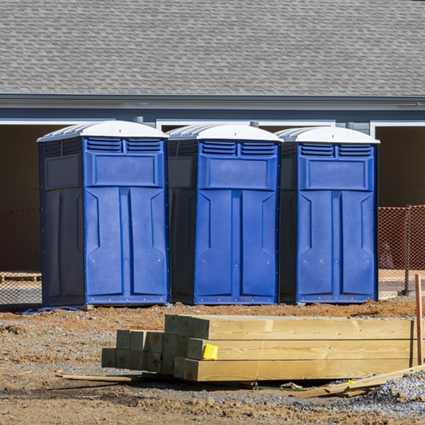 are there any restrictions on where i can place the porta potties during my rental period in Etna